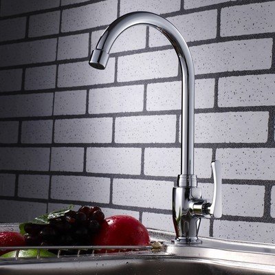 Robinet de cuisine FBSHAD en cuivre mitigeur vertical eau froide pour lavabo et bassin