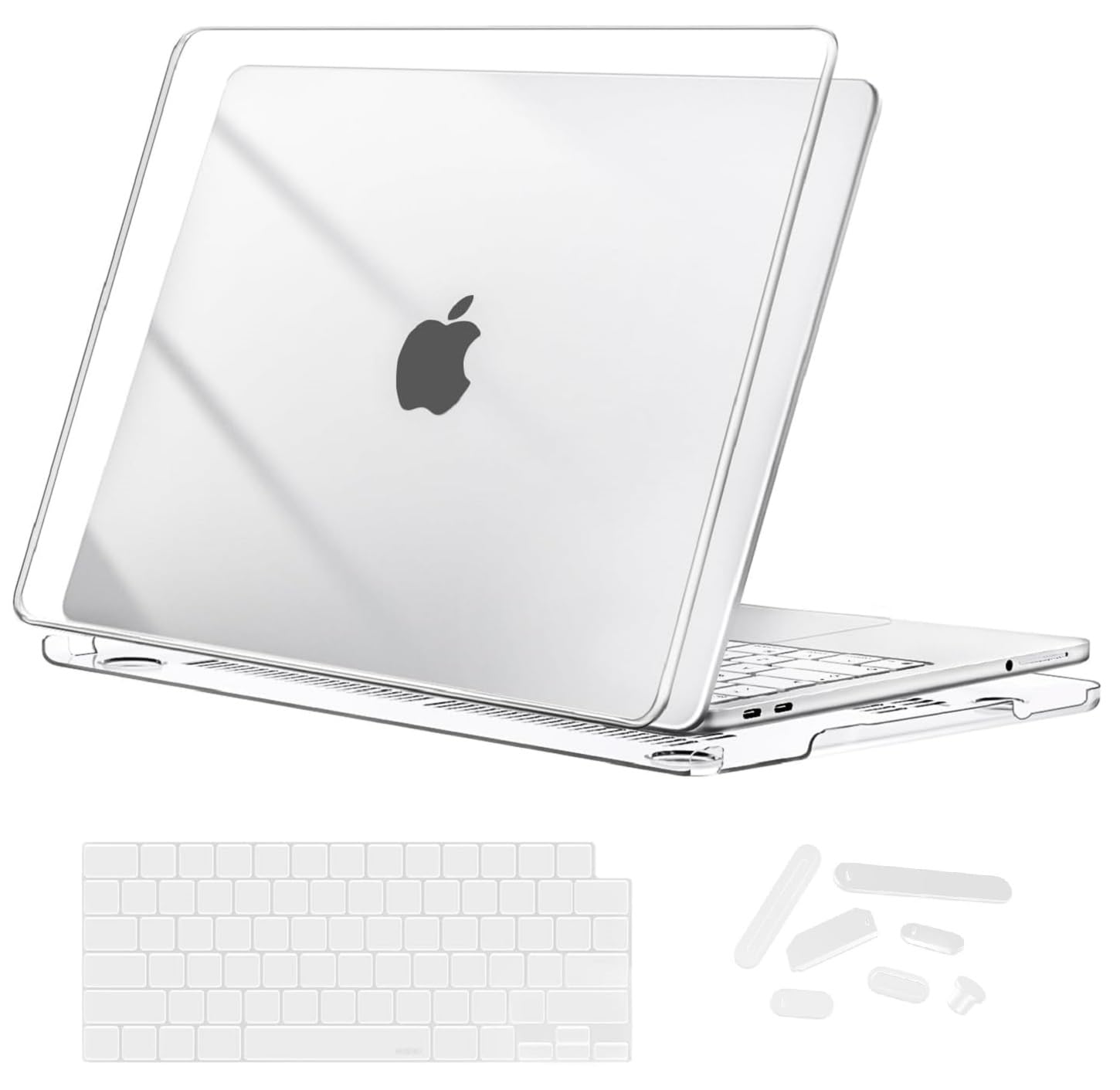 Midkart Compatible with MacBook Neo Case 13 inch 2026 Release Model A3404 with A18 Pro Chip Hard Shell Case Cover with Keyguard and Dustplugs, Crystal Clear-image-10