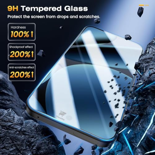 Image of WonRia 1+1 Pack - Tempered Glass for Pixel 11 5G with 3D Camera Lens Protector | UltraSonic FingerPrint Unlock | 9H Premium Screen Glass Protector | Installation Kit