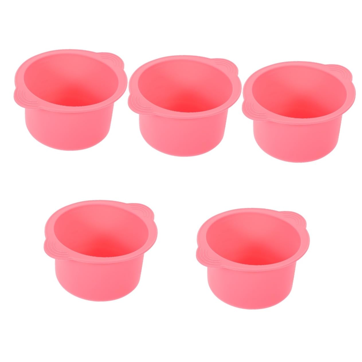 Didiseaon 5pezzi Ciotola Silicone Per Scaldacera Liner Per Depilazione Resistente Temperature Facile Sformare Compatibile Macchine Per