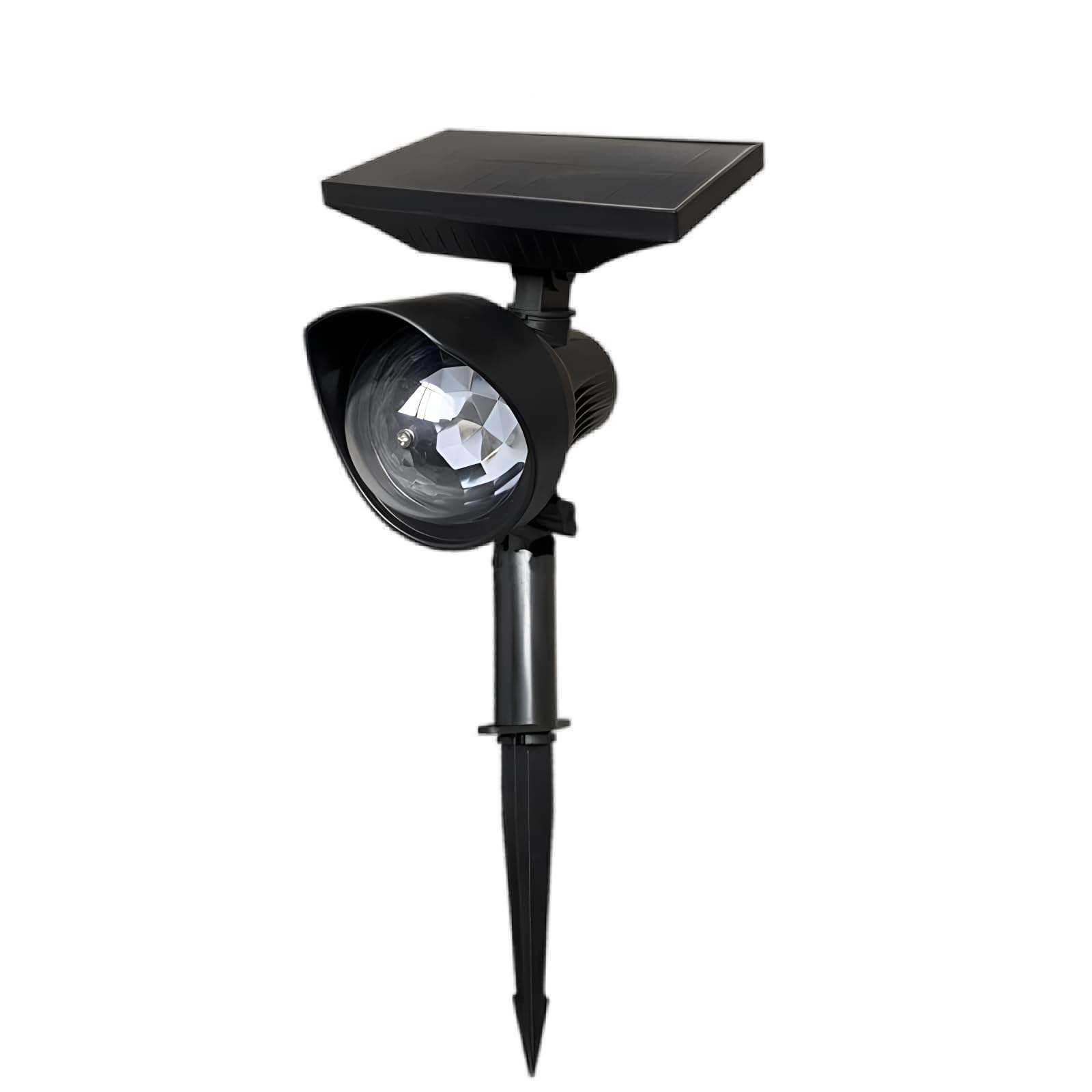 PRETTYLE Outdoor Solar Garden Disco Ball Party Lights Portable Rotating Strobe Light Energy-Saving Pathway Landscape Lighting Solar Garden Lights Outdoor Waterproof Bulbs