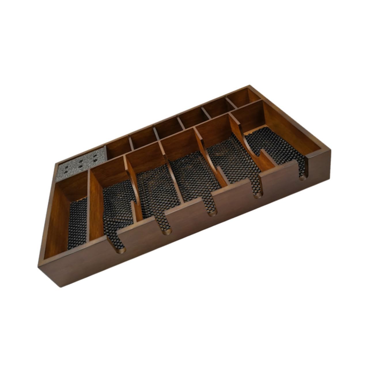 STOBAZA Support de Tondeuse Bois Massif pour Salon Coiffure Plateau Rangement Élégant pour Coupe Cheveux Organisateur Pratique pour Outils de Coiffure Électriques