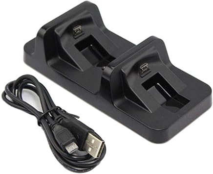Bomcomi Dual USB Cargador Universal inal?mbrico Joystick estaci?n de Carga del Soporte del Muelle de Carga de la Base del sostenedor de reemplazo para la PS4 Bomcomi Dual USB Cargador Universal inal?mbrico Joystick estaci?n de Carga del Soporte del Muelle de Carga de la Base del sostenedor de reemplazo para la PS4