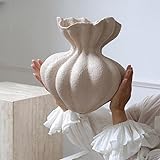 ⚪️ POLYVALENT : Pour votre decoration salon ou décoration chambre, ce vase decoratif s'adapte à toutes les pièces de votre foyer.