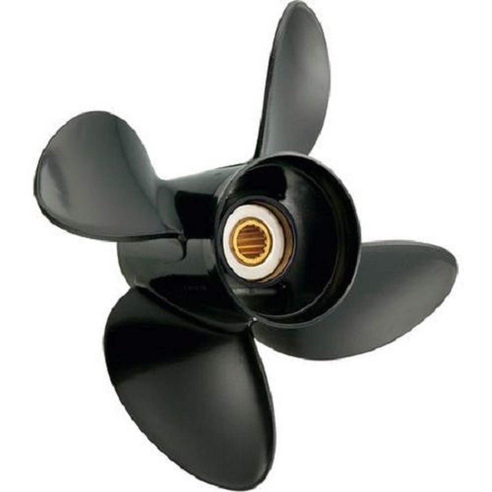 Solas Science & Engineering Solas 2113-093-09 Amita 4 Aluminum 4-Blade Propeller - RH, 9.25" Diameter x 9" Pitch x 13-Spline