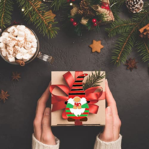 20 Pieces Christmas Wooden Gnome Hanging Ornaments Unfinished Wood Cutouts Slices Elf Wooden Decoration With Rope Christmas Diy Craft Making Painting #TOP5