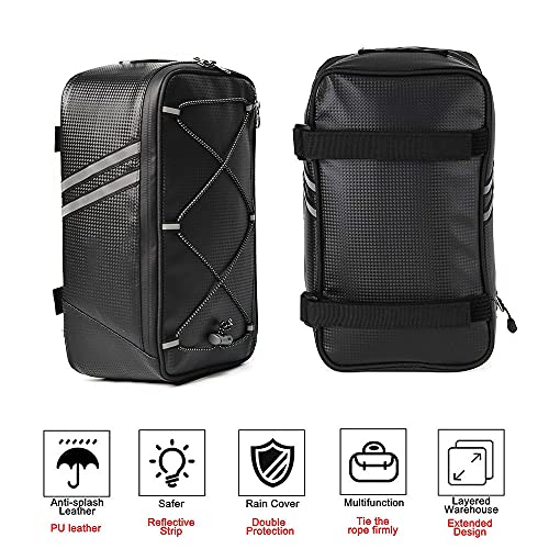 Zefeng Gepäckträgertasche für Fahrrad, Gepäckträger, Fahrradtasche, Gepäcktasche,...