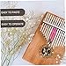JOINPAYA 17-Tone Kalimba Stickers Colorful Kalimba Decals for Beginners Musical Instrument Accessories
