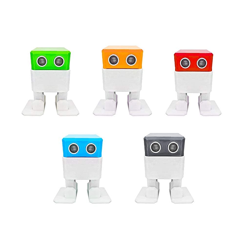 Techno-Tirupati; Otto DIY Robot (11 x 6.5 x 11.5 cm) - 3d Printed Parts: Pack of 7 3