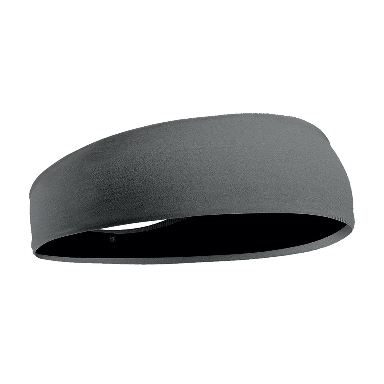 BISMAADH Double Sided Reversible Unisex Headband - Dark Grey (B094YC8Y38) Amazon Price History, Amazon Price Tracker