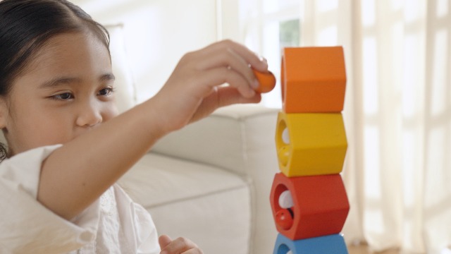 PlanToys Wooden Beehive Sorting Game - Montessori Toy For Toddlers 3+ Years