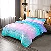 Fish Scales Comforter Set, Full for Kids Girls Colorful Mermaid Fish Scales Pattern Down Comforter,Adult Women Boys… 51NWEbZ3wtL. SS100