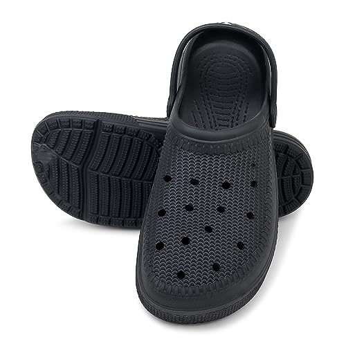 Image of Hygear Men's Feather EVA Clogs | Lightweight | Breathable | Waterproof | Anti-Skid | Comfortable Slip-On Clogs for Men