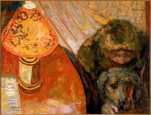 Toile Pierre Bonnard décoration murale de bureau et salon peinture intérieur à la lampe 60x90