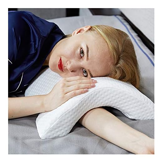 Gtest Memory Foam Pillow with Arm Hole,Anti-Hand Numb Desk Nap Sleeping Pillow Multifunction Health Neck Couple Pillow 2019 Patent,1Pack