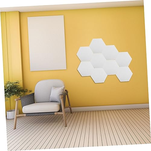 Abaodam 12pcs paneles insonorizantes con tapete acústico, reducción de ruido para estudio, fáciles de instalar miniatura 6