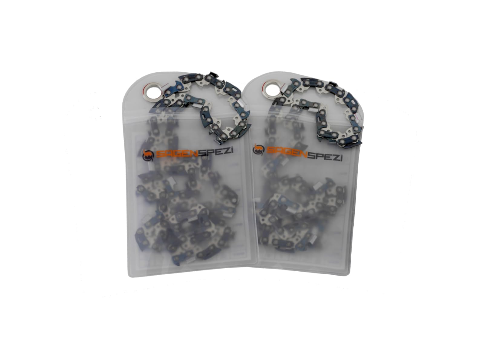 SÄGENSPEZI Juego de 2 cadenas de sierra de 3/8" 1,6 mm 115 TG carburo cementado cadena de repuesto para casi todos los modelos de motosierras