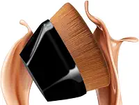 Pincel Reto de Maquiagem Facial Para Base Endonto Alta Densidade Hexágono Mágico Kabuki com Estojo