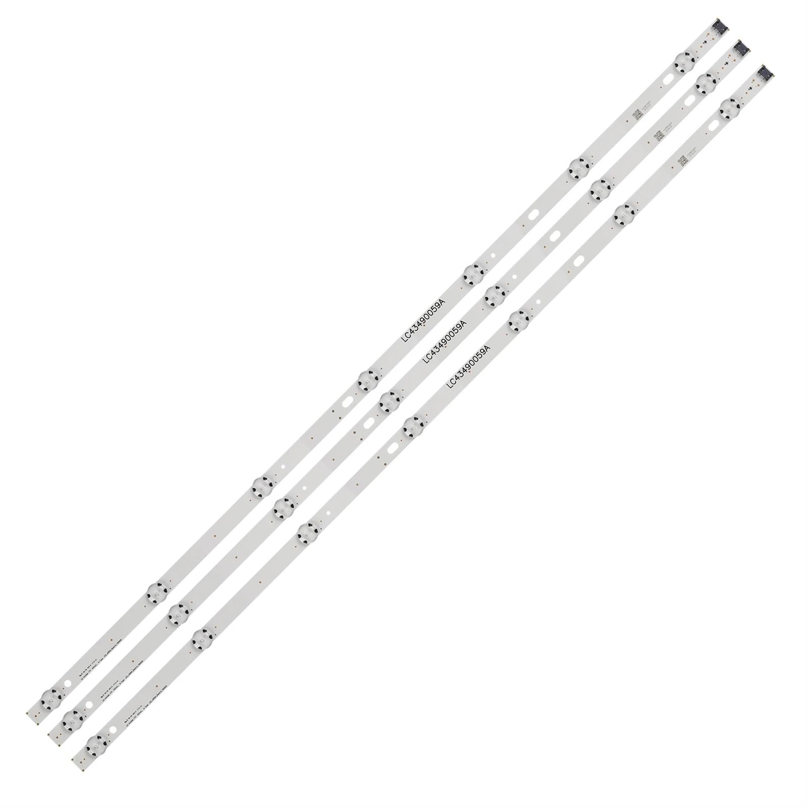 SPOUPKFKCK 3 PCS 7LED 830mm LED Backlight Strip Fit For LG 43UJ6309 43LK5900PLA 43LJ5500 43UJ65_UHD_A/B LC43490060A WOOREE 43inch FHD_LED A