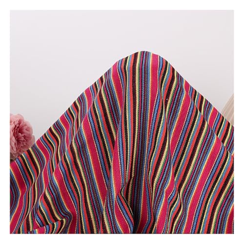 Tissu imprimé motif ethnique coton fait main doux respirant tissu décoratif DIY coupon 1.5x4m
