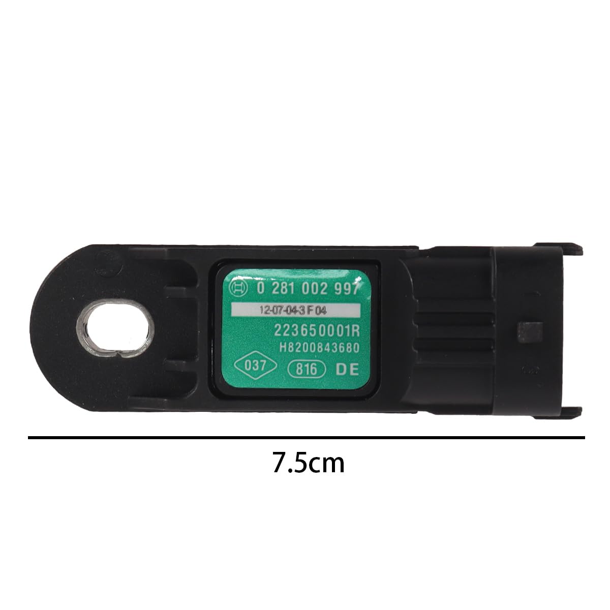 Ludom Capteur de pression absolue d'air de suralimentation du collecteur MAP 0281002997 0281002996