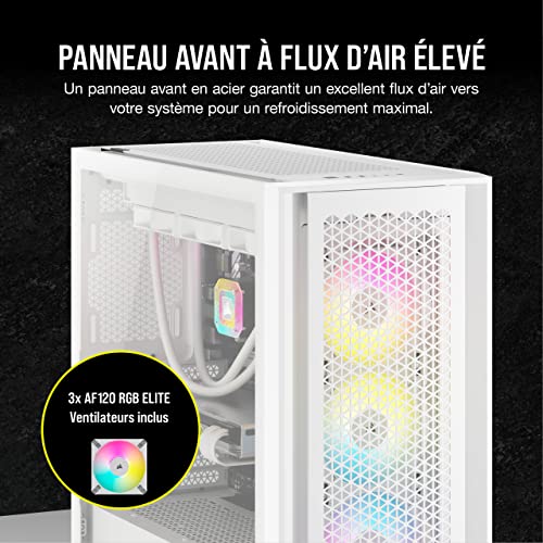 Corsair iCUE 5000D RGB Airflow TG wh ATX CC-9011243-WW