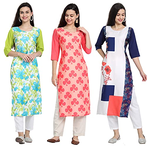 Image of Women's Crepe Straight Kurta