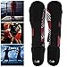 Pilipane Shin Guards, Kickboxing Muay Thai Leg Foot Protector, MMA Training and Sparring Leg Instep Conservation Pads, Martial Arts Kicking Sparring Training Gear for Adults, Boys and Girls(Red)(M)