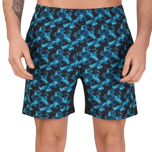 Image of NEVER LOSE Gym Compression Men's Skin Tight Shorts with Mobile Pocket for Gym, Running, Cycling, Swimming, Cricket, Yoga, Football & Many More Sports