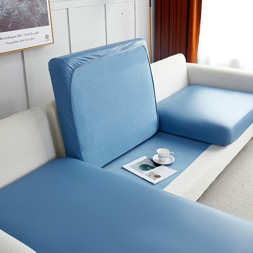 Artificial Leather Stretch Sofa Cushion Cover with High Elasticity Waterproof and Oil Resistant Protection