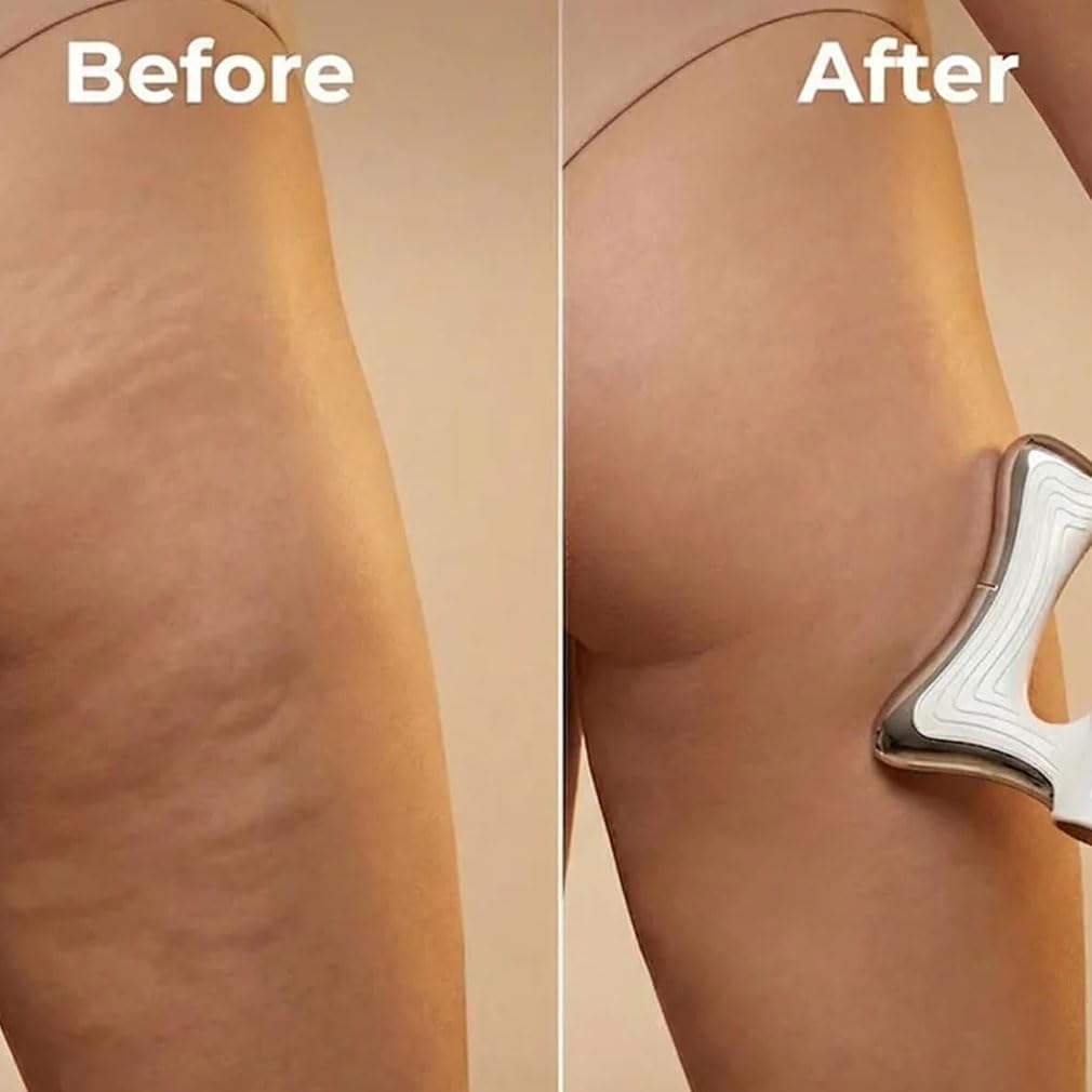 Full-Body Contouring Device with Heat & EMS, Glwria Fascia Massager, 4 in 1 Fascia Tool Full-Body Sculpting Blade, Cellulite Massagegerät Handmassagegerät mit 3 Massagemodi, kabelloses Massager