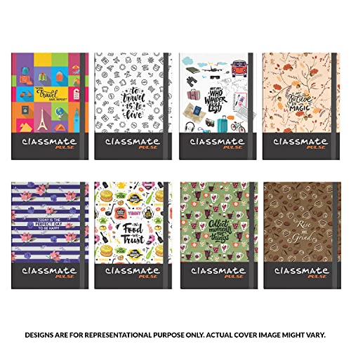 Image of Classmate 3D Craft Notebooks - Unruled & Pulse Flexi Journal Planner, Unruled, 172 Pages