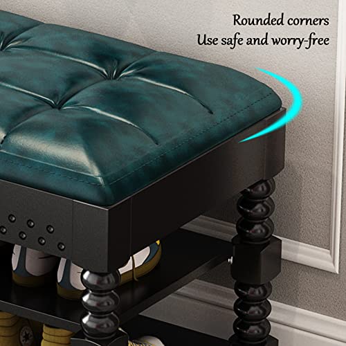 Banc à chaussures avec espace caché pour ranger efficacement vos petits espaces