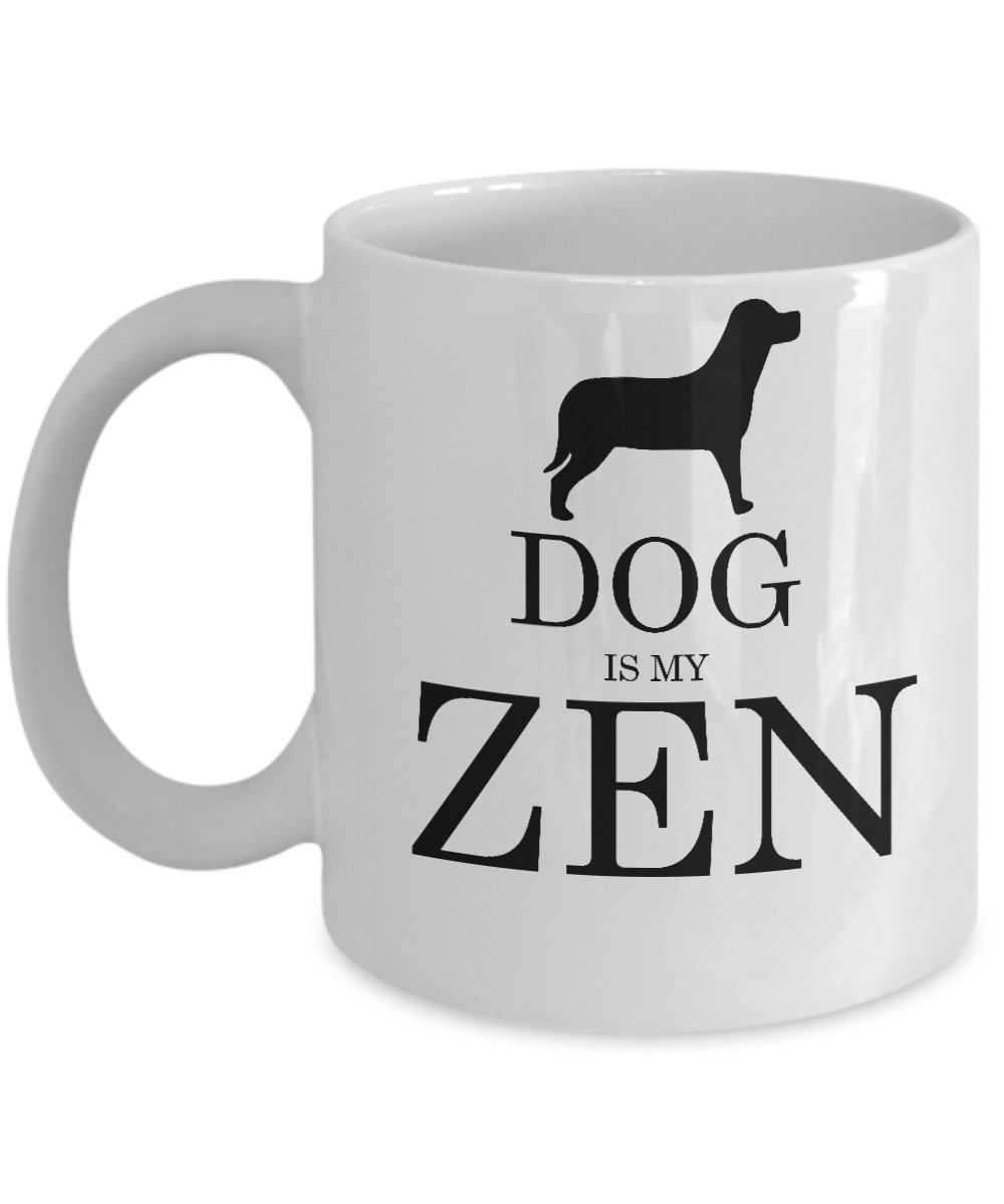 Amazon.com: Dog Is My Zen. Best Coffee Mug- Yoga Gift Ideas For Men And  Women. : Home & Kitchen