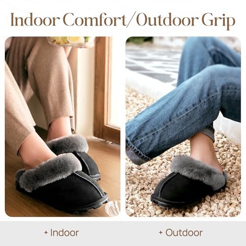 Image of WaySoft Women's 100% Genuine Australian Sheepskin Scuff Slippers