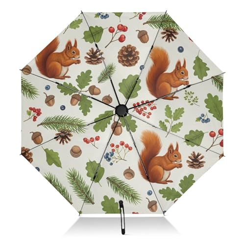 Parapluie de voyage automatique GAIREG compact et coupe-vent 8 baleines