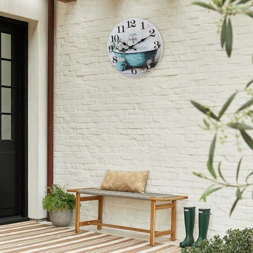 Horizent Rustic Waterproof Wall Clock product photo Horizent Rustic Waterproof Wall Clock product