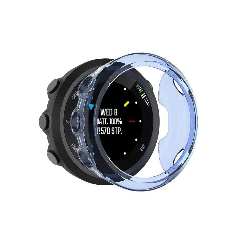 Coque silicone Garmin Forerunner 45S anti rayures bleu