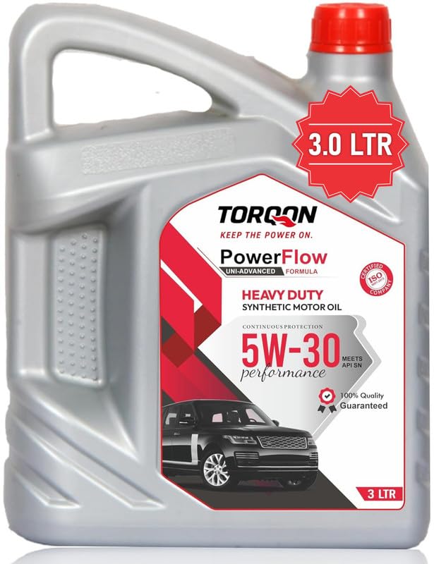 PowerFlow 5W-30 Heavy Duty Synthetic Motor Oil, Ultimate Protection for Turbocharged Engines, Compatible with Universal All Cars (3 Ltr)-image-24