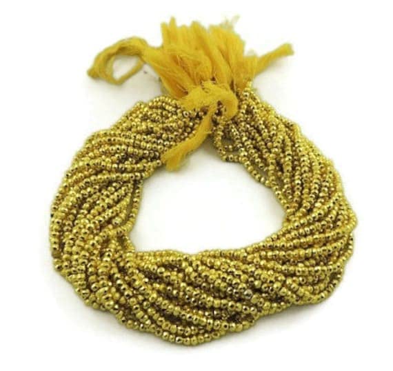Pyrite jaune en rondelles LKBEADS pour fabriquer des bijoux bohèmes chics au quotidien