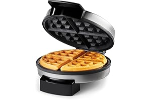 Oster DiamondForce Nonstick Flip Waffle Maker - Silver
