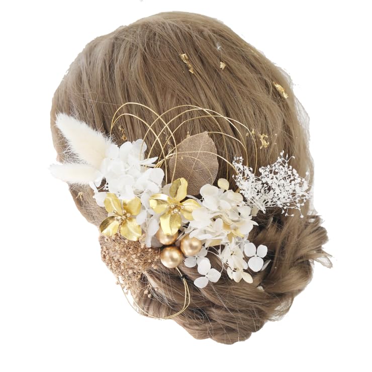 本物フラワー髪飾り 51NWKw55xyL.jpg