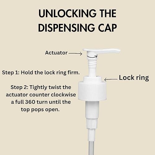 Miniatura 7 de Bomba de jabón y loción blanca, se adapta a la mayoría de botellas de jabón de 32 oz, cuello 28410, dispensado de 5 cc por bomba (paquete de 2)