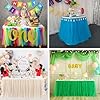 RIBBOOO White Tulle Fabric Rolls 6 Inch by 50 Yards (150 feet) Fabric Spool Tulle Ribbon for DIY Tutu Bow Baby Shower Birthday Party Wedding Decorations Christmas Craft Party Supplies #4
