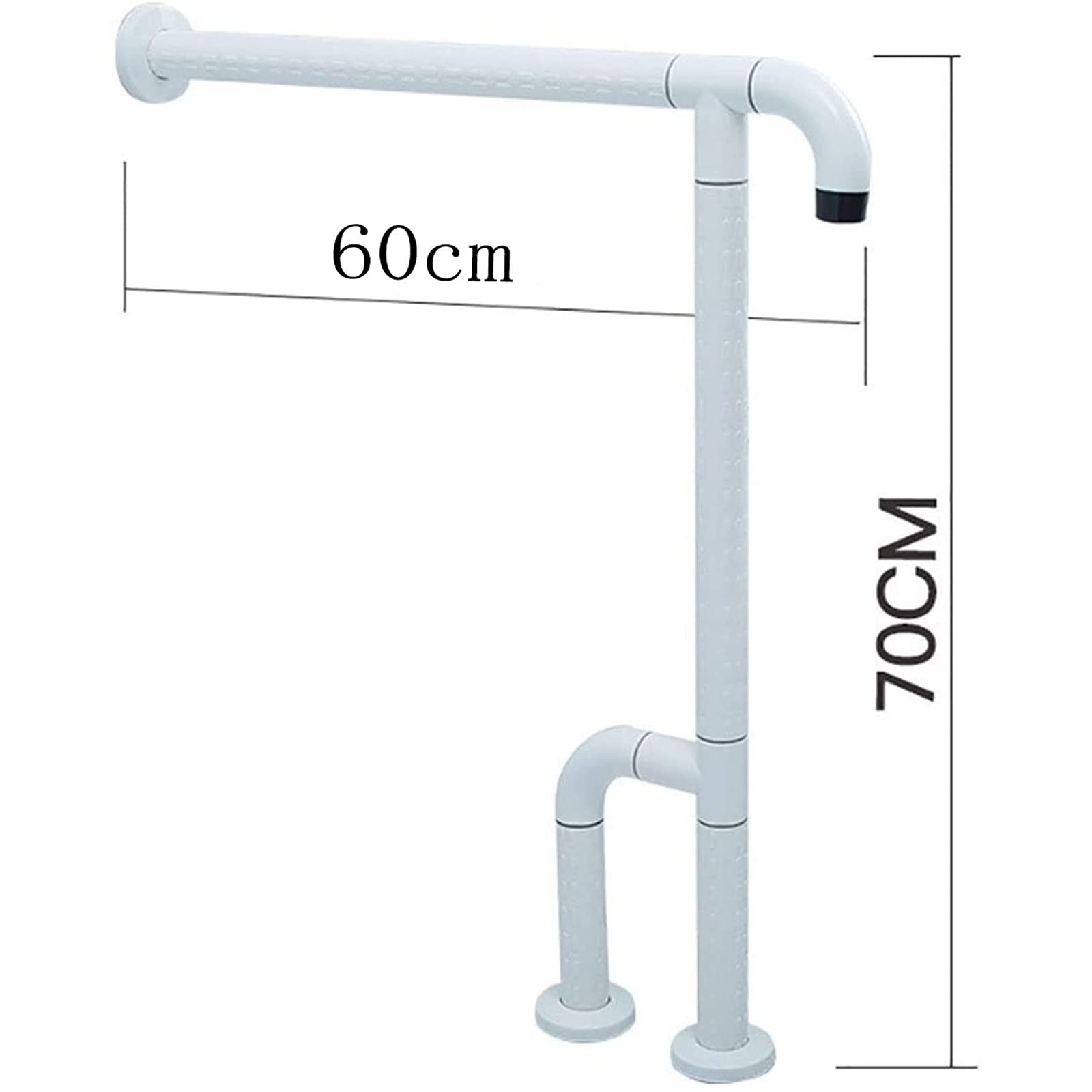 Barras de apoyo for baño, soporte de pasamanos de seguridad for baño, barra de apoyo de seguridad for ducha, barras de apoyo de nailon de acero inoxidable en forma de T for baño, montaje en pared, sop
