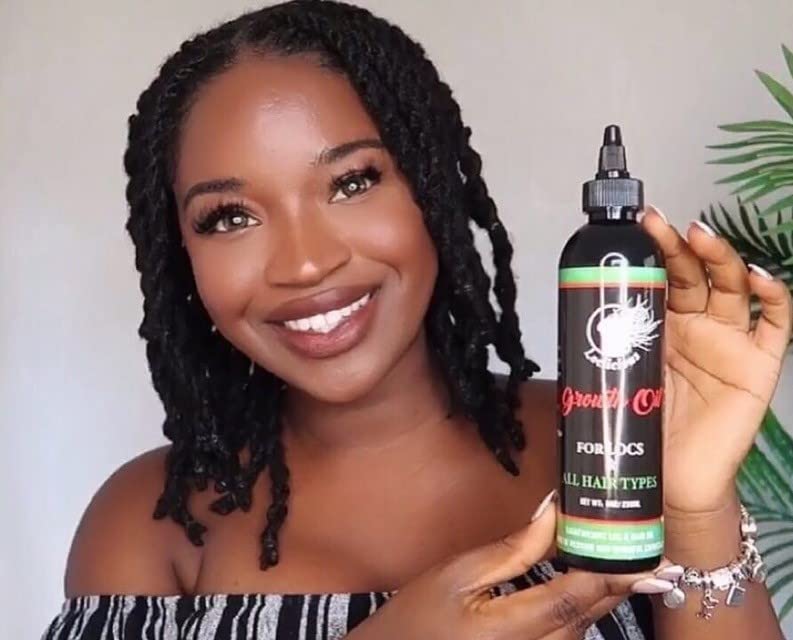 Miniatura 3 de Loclicious Aceite nutritivo para el cabello de Loc y cuero cabelludo, aceite de peinado ligero para todo tipo de rastas, cabello natural, rastas y