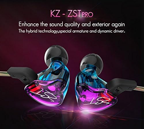 Cuffie stereo Auricolari ZST In-Ear Earbud Noise Cancelling Balanced Armature Dynamic Hybrid Dual Drive Earphones HIFI Earphone corsa Auricolari Monito Earplug Earplug Headset con mic Cuffie stereo Auricolari ZST In-Ear Earbud Noise Cancelling Balanced Armature Dynamic Hybrid Dual Drive Earphones HIFI Earphone corsa Auricolari Monito Earplug Earplug Headset con mic