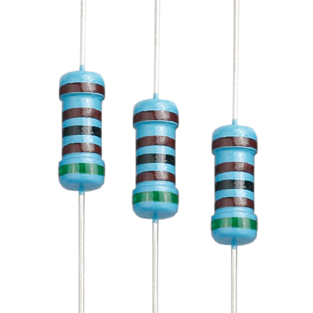 EDGELEC 100pcs 5.1K ohm Resistor 1W, 1 Watt ±1% Tolerance Metal Film Fixed Resistor, Multiple Values of Resistance Optional