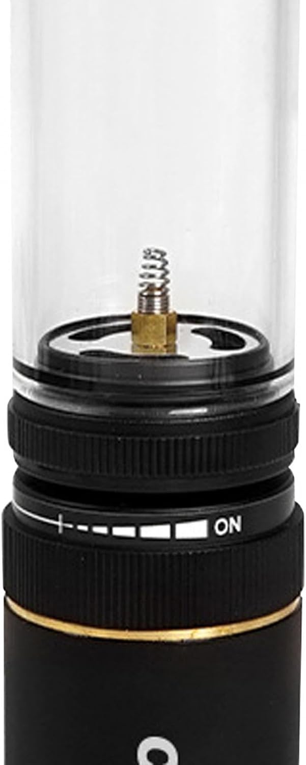 Windproof Tent Lantern, Outdoor Gas Lamp for Camping Activities, Ideal for BBQ and Trekking, Black