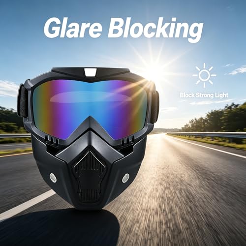 Image of Paintball Mask Anti Fog,Tactical Full Face Mask Ski Mask Goggles Detachable Adjustable,Motorcycle Riding Face Protection